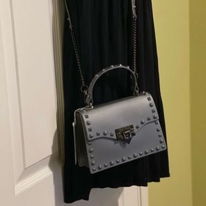Most Wanted Studded Matte Top Handle Jelly Crossbody Bag
